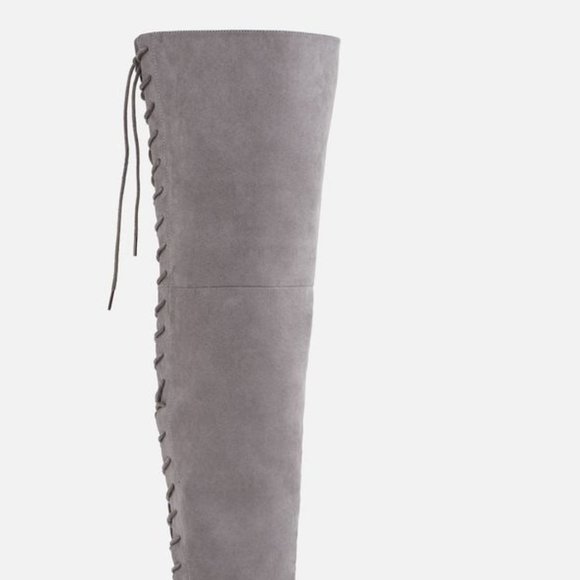 Arnella Corset Back Thigh High Boot - Picture 6 of 6